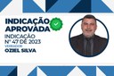 Solicitação de Recuperação da estrada vicinal que liga ao Povoado Capivari é apresentada pelo Vereador Oziel Silva